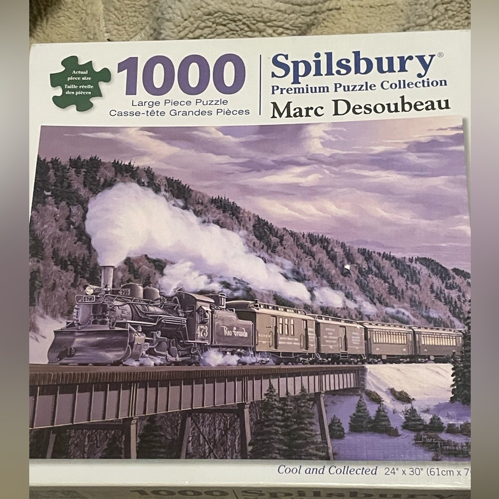 Steam Locomotives Train  Puzzle 1000 Pcs  New